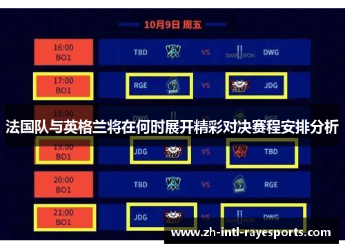 法国队与英格兰将在何时展开精彩对决赛程安排分析 法国队与英格兰将在何时展开精彩对决赛程安排分析